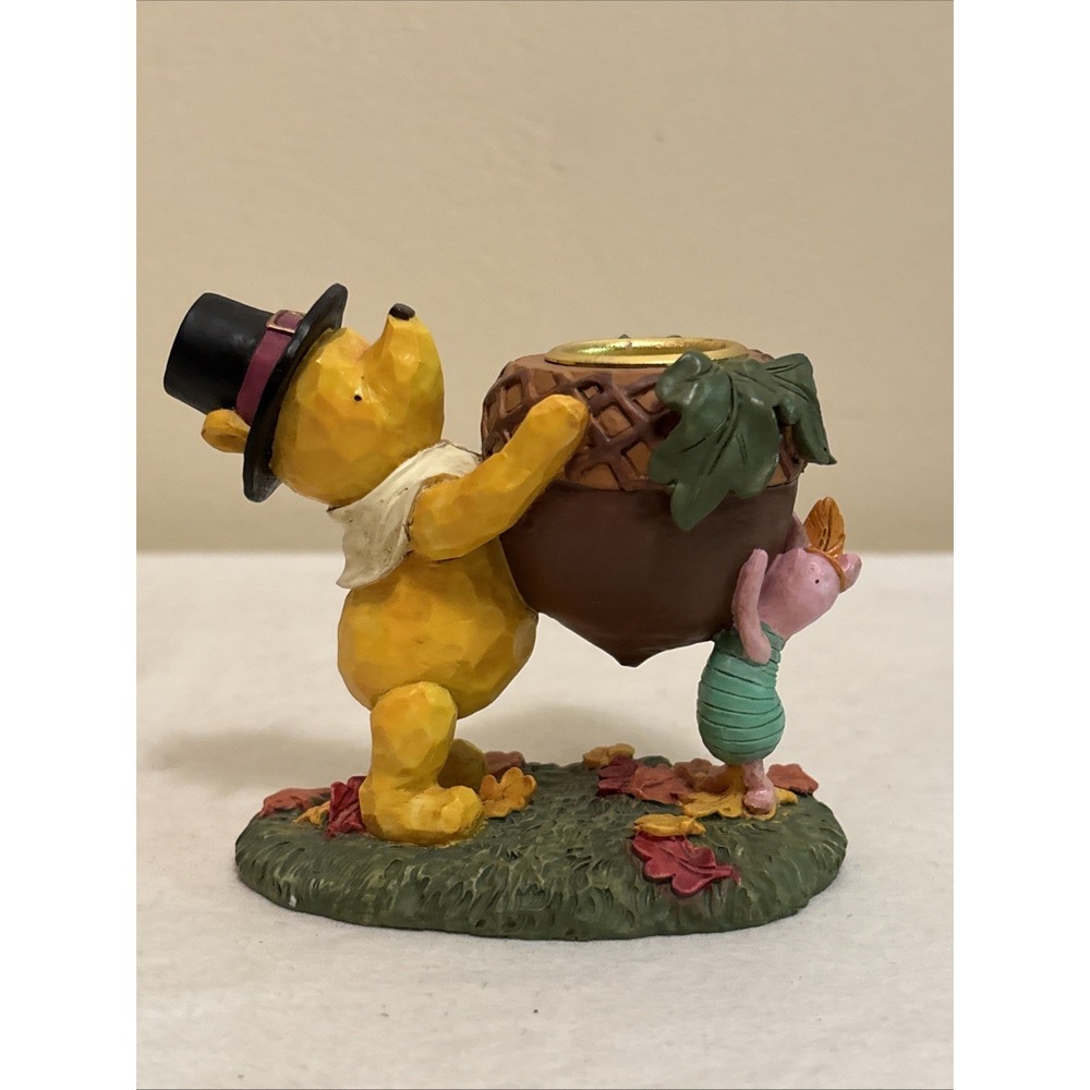 Winnie The Pooh Disney MCF Midwest Of Cannon Falls Acorn Candle Stick Holder